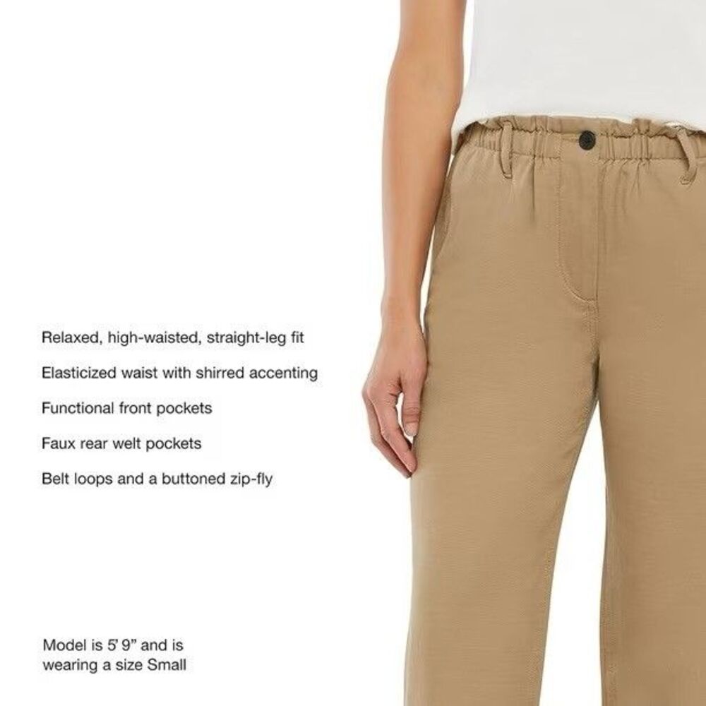 Gap Women's Relaxed Fit Straight Leg Easy Twill Pant Size XL NWT - Picture 4 of 16